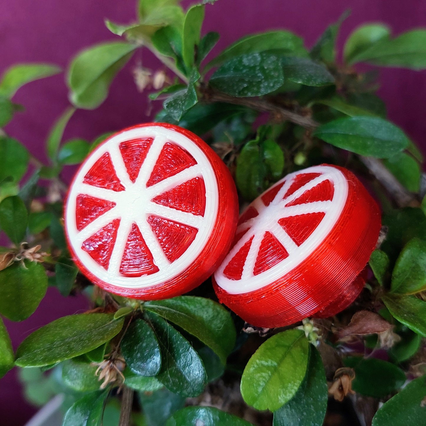 Jam Plugs for Quad Skates - Lemon/Orange (pair)
