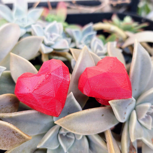 Valentine Heart Jam Plugs for Quad Skates (pair)